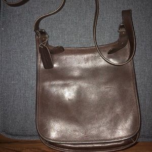 Chocolate Brown Coach Crossbody Bag